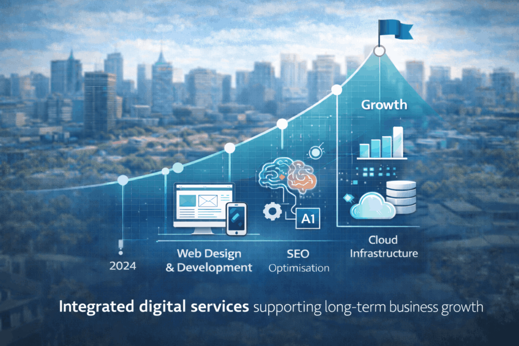 Integrated digital services for modern businesses supporting long-term growth